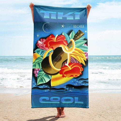 Classic Retro Hawaiian Aloha Beach Towel