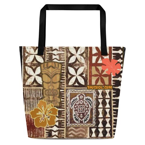 TikiCool Tonga Tapa Big Cargo Tote