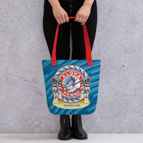 Retro Royal Surfriders Tiki Tote