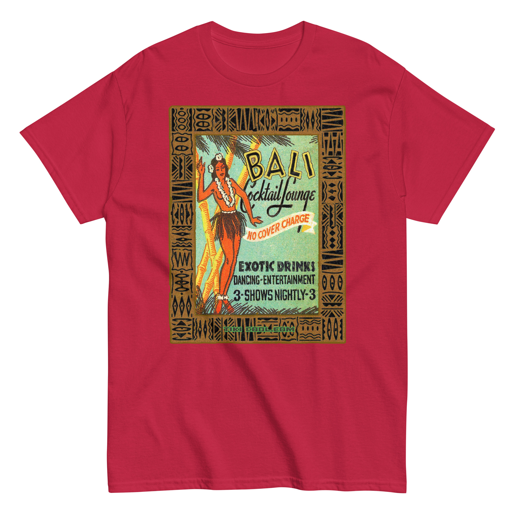 Retro Exotic Bali Lounge - Casual Classic Unisex Tee - Image 4