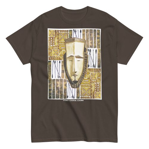 Marquesan King Mask Tapa - Classic Casual Unisex Tee