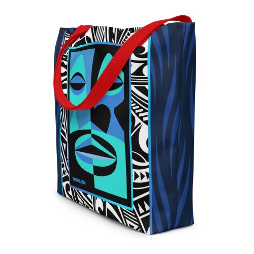 Abstract Mid-Mod Tiki Big Cargo Tote