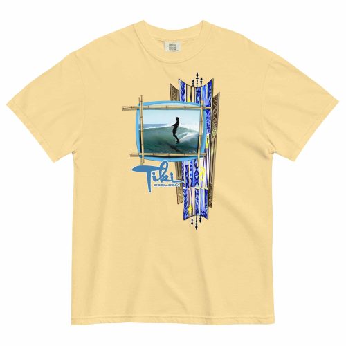 Tropical Tiki Tip Rider - Premium Unisex Heavyweight Tee