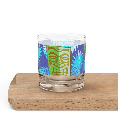 Happi Tiki Trio Rum & Rocks Tumbler