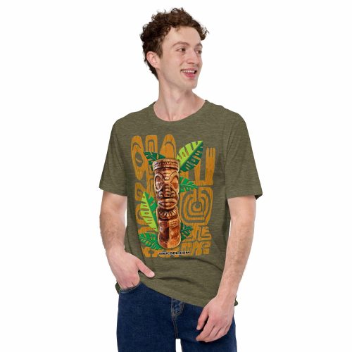 Marquesan Jungle Tiki - Premium Fashion Fit Unisex Tee